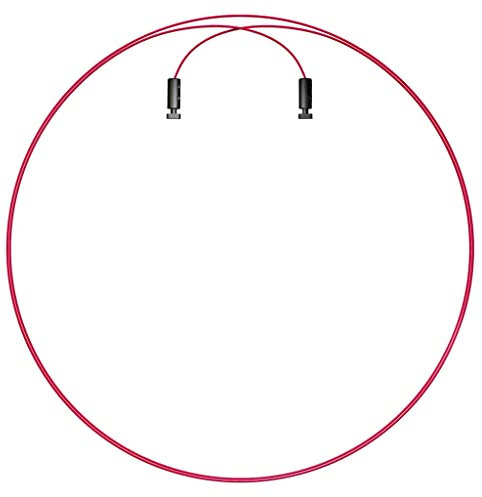 Velites Springseil Earth 2.0 von Crosstraining, Fitness und Boxen (Geschwindigkeit 2,5 mm, Rot)