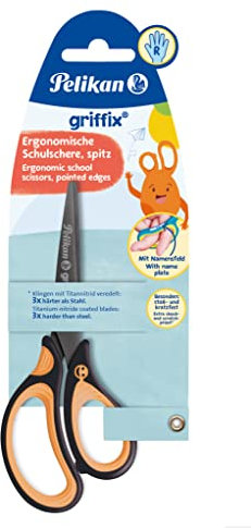 Pelikan Griffix Spitzschere Neon Black