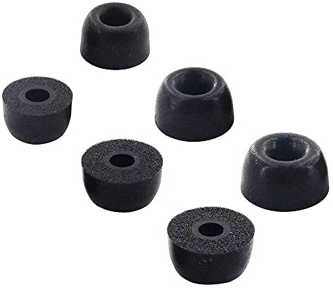 TENNMAK Memory Foam Eartips Replacement for Soundcore by Anker Life A2 / Air 2 / Air 2 Pro & Life P2 / P2 Mini / P3 / P3i & Liberty 4 Wireless Earbuds Earpad Ear Tip