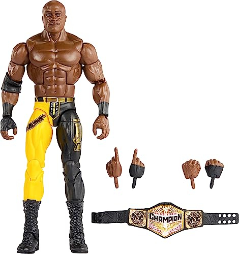 Mattel WWE Bobby Lashley Elite Collection Actionfigur mit Zubehör, Artikulation und naturgetreuem Detail, 15 cm