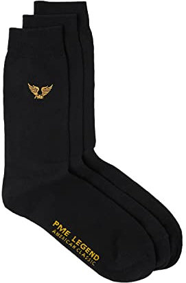 PME Legend Herren Socken COTTON BLEND One Size Schwarz Grau Baumwolle, Größe:One Size, Farbe:Black 999