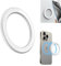 SZJLDS Magnetische Wandhalterung Aufkleber Kompatibel mit iPhone 12/13/14/15 Serie&Magnetic hülle, Mag-Safe Wandaufkleber Magnetring Halter mit Selbstklebende Kleben (Weiß)