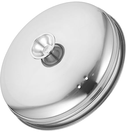 DIKACA Dampfgardeckel aus Tellerwärmer Grillabdeckung küchenmaschiene kochgeschirr Grillzubehör drinnen grillen Teller decken Küchenversorgung Heizung Topfdeckel Platte