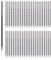 CONNECTION Tintenroller Radierbar Ersatzminen Set 50 Stück Radierbarer Kugelschreiber Nachfüllminen 0.5mm Löschbare Gelstiftmine für Erasable Pen,Studenten,Bürobedarf (Schwarz)