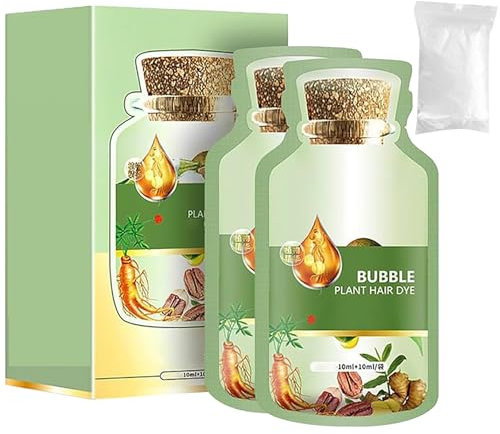 Bubble Plant Hair Dye,Botanical Hair Dye Shampoo,Natural Plant Hair Dye,Plant Foam Hair Care Hair Dye,Lazy Botanical Bubble Hair Dye,Plant Fruit Hair Dye Cream,Plant Extract Hair Dye Essence