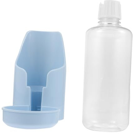 CIMAXIC Bebedero Colgante Pajaros Botella Comedero para Dispensador De Agua para