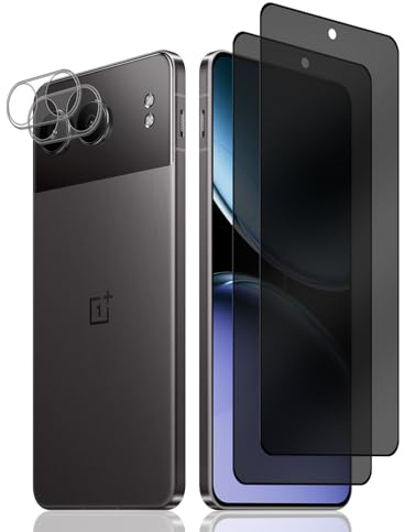 NicMool Privacy Schutzfolie für OnePlus Nord 4 5G, 2 Stück Panzer Schutz Glas Folie + 2 Stück Kameraschutz Panzerfolie, Anti-Spy Displayschutzfolie für OnePlus Nord 4 5G