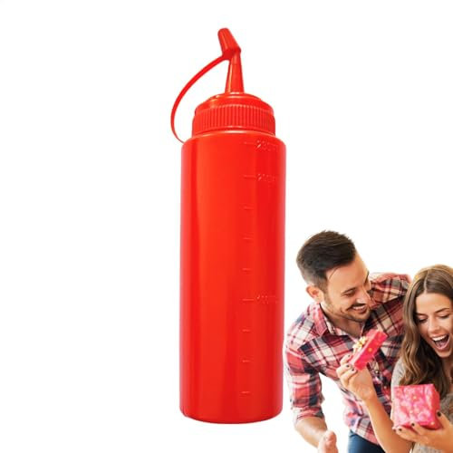 Flacone divertente per condimenti per insalata, bottiglie a spruzzo false ketchup e senape, divertenti fiocchette per condimenti per insalata finti, bottiglie a spruzzo vibranti e realistiche per