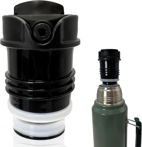 Stanley Thermos Tapon de Repuesto Stanley Mate System - Tapa Termo - Pico Cebador (Compatible con 473 ml, 750 ml, 1L, 1.4L, 1.9L) Tapón Cebador de Repuesto con Flujo de Alta Precisión Ideal para Mate