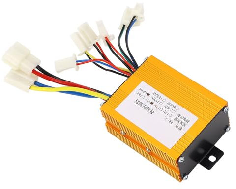 Dilwe 36V 500W Elektroroller-Controller, Gebürsteter Motorcontroller, Ersatz aus Aluminiumlegierung für Mountainbikes und Elektrofahrräder