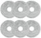 Lot de 6 chiffons de nettoyage en microfibre pour robot aspirateur Dreame L10s Ultra Gen 2/L10s Pro Ultra Heat/X40/X50 Ultra Complete, Mova E30 Ultra/Mova P50 Pro Ultra, L10s/L40/X30 Ultra, Xiaomi X10