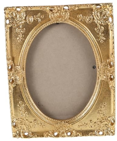LIFKOME Marco De Fotos Retro Decoración Del Hogar Marco De Fotos Vintage Para Mesa Billetera Porta Fotos Marco De Fotos Retro Pequeño Marco De Fotos De Escritorio Para Bodas Marcos