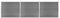Fasba Zaunelement Set mit Pfosten Sichtschutz Windschutz Zaun Gartenzaun Lamellenzaun Sichtschutzzaun Windschutzzaun WPC 526x146cm Grau
