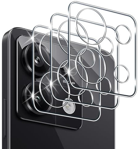 Funrae Pellicola Fotocamera per Xiaomi Redmi Note 13 Pro 5G, Durezza 9H Vetro Temperato Lente Protettiva, HD Chiaro Anti-GraffioProtezione Obiettivo Della, Pacco da 3
