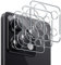 Funrae Cámara Trasera Lente Protector de Pantalla para Xiaomi Redmi Note 13 Pro 5G [3 Piezas],HD Sin Burbujas Cristal Templado Cámara Protector [Transparente]