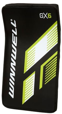 Winnwell Streethockey Stockhand GX6 JUNIOR - Blocker - NUR FÜR STRASSENHOCKEY GEEIGNET Seite Regular (Linksfänger)