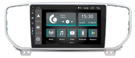 Android-Autoradio JF-139KS-X7C kompatibel mit KIA SPORTAGE 5th 2018-2021 | CarPlay und Android Auto | GPS | DAB+ | 9 HD | Hergestellt in Italien