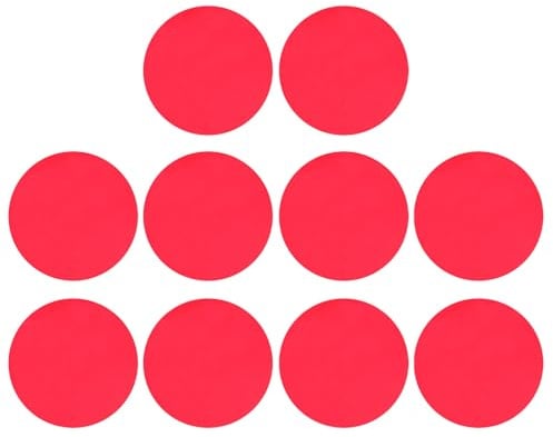 BUGUUYO 10pezzi Gel Colorati per Illuminazione da Palco da Filtri per Faretti e Strobo Correzione Colore Caldo per Dj e Teatro Design Basso Consumo Energetico