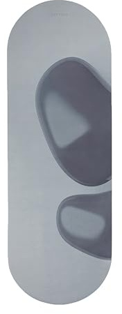 Capsula Premium-Yogamatte extra lang (200cm), 3mm dick, rutschfest – Veganes Wildleder-Imitat & Naturkautschuk, Gelenkunterstützung, Design-Yogamatte für Studio & Zuhause