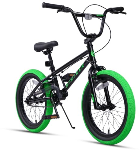 glengo Stryker 18 20 Zoll Kinderfahrrad Freestyle BMX Bike für 7 8 9 10 11 12 13 Jahre alte Jungen Mädchen und Anfänger