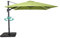 Boutique jardín – sombrilla (cuadrado 3 m aluminio, verde