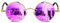 ROCKNIGHT Lunettes de soleil femme rondes polarisées miroir rose protection UV400
