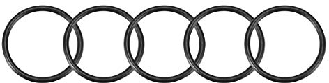 sourcing map 5 Stück Nitrilkautschuk O-Ring Metrische Dichtung Gummi 25mm Außendurchm. 21mm Innendurchm. 2mm Breite