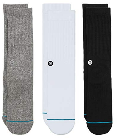 Stance Crew Socken - Icon - 3 Pack (Groß, Multi)