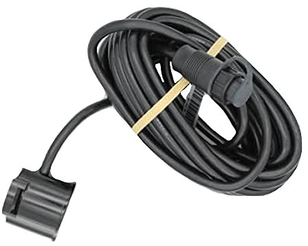Lowrance 000-14886-001 9-Pin Shoot-Thru Rumpf M/H CHIRP Wandler – keine Temperatur, Schwarz