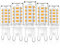 CHEERBEE G9 LED Bulbs Dimmable, Warm White 2700K, 3W G9 LED Light Bulb, 28W 33W 40W Halogens Equivalent, AC 220-240V, 325LM, CRI>85, Mini Capsule Bulb for Home Lighting, No Flicker, 5 Pack