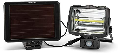 INCA: proiettore LED 1600 lumen a ricarica solare, con rilevatore di movimento