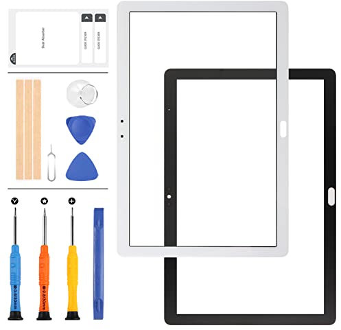 10.1 Pollici per Huawei MediaPad T5 10 Anteriore Esterno Glsss AGS2-L09 AGS2-W09 AGS2-L03 AGS2-W19 Touch Screen Anteriore Vetro Esterno Vetro Lente Pannello di Ricambio (Versione 3G) Bianco
