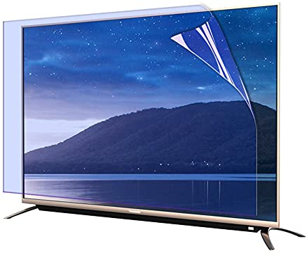 WSHA Anti-Reflection/Anti-UV/Anti Scratch TV Screen Protector Film, Filter out 80% Blue Light, for 46-49 Inch Sharp, Sony,Samsung,Hisense,LG Etc,48Inches(1056x596mm)