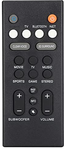 VBESTLIFE Mando A Distancia De Repuesto De Altavoz para Yamaha YAS-209 YAS-109