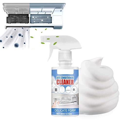 Lanakila Detergente per bobine in schiuma per condizionatori d'aria, Spray per schiuma detergente per condizionatori d'aria, Detergente per detergenti per impieghi gravosi con schiuma per bobine