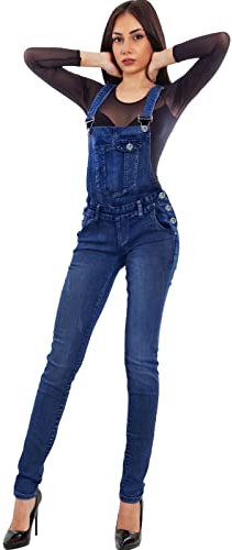 Toocool Overalls Jeans Women Overall Jumpsuit Jumpsuit Pants XM-987, NG-186 blue, XS