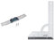 wolfcraft 6913000 FKS 145 Rail De Guidage pour Scie Circulaire - Compatible avec toutes les scies circulaires - 1450 x 242 x 50 mm & 5205000 Equerre Multifonction en Acier - Longueur 300 mm