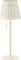 Northpoint LED Outdoor Tischleuchte wiederaufladbar 2200mAh Akku Metall Solar Panel Wasserfest dimmbar 3 Stufen (Elfenbein Beige)