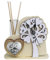 DLM34555 Profumatore Orologio con Albero della Vita in Rilievo Legno Cuore Coppia FEDI 50 Anniversario Nozze Matrimonio da Scrivania Diffusore di Profumo bomboniera