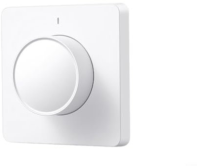 RANRAO Home Control Dimmschalter, WLAN-Unterputz-Lichtschalter & Dimmer mit Dreh & Drück-Funktion, Tuya Smart Wifi/Für ZigBee Dimmer Lichtschalter Drehdimmer Switch(Tuya Zigbee Version)
