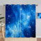 ANHOPE Weltraum Blau Nebel Galaxie Blickdichte Gardinen mit Ösen Thermo Vorhänge Kinder Jungen Mädchen Vorhang Blackout Curtain Wohnzimmer Schlafzimmer Verdunklungsvorhänge 2er Set H 213 x B 140 cm