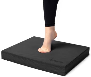 StrongTek Extra breites Schaumstoff-Balance-Pad für Physiotherapie, 48,3 x 40,1 x 6,1 cm, hochdichtes TPE-Schaum-Pad für Übungen, verbesserte Stabilität, Rumpfstärke, rutschfest und wasserabweisend