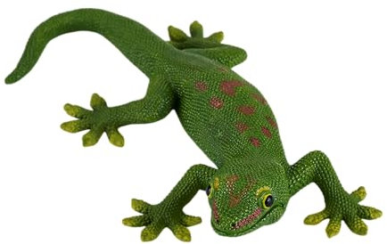 MOJO Green Gecko | Hand-Painted Toy Figure | Wildlife Collection | True to Life & Highly Detailed | Designed in UK