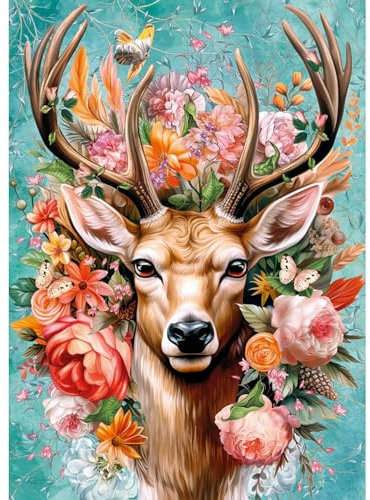 Cherrypazzi 1000 EL. Kwiatowy jeleń/Flower Deer 30752 [Puzzle]