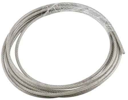 Aoktorkit 30m Wire Rope 2mm Stainless Steel Wire Cable 7x7 Strand Cores Steel Wire Rope Cable for Garden Climbing Plants