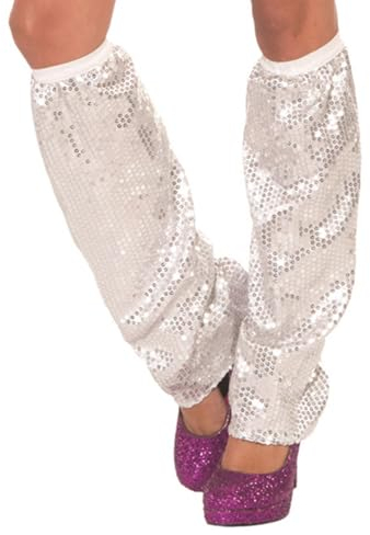 Pailletten Beinwärmer Lange Beinsocken Beinstulpen Beinmanschetten Pailletten Beinstulpen Für Mädchen Frauen Knöchelwärmer Strümpfe Kniestrümpfe Beinlinge für Disco, Karneval, Mottoparty Party Kostüm