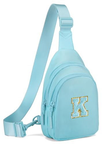 Viverte Kleine Schultertasche für Mädchen und Frauen – niedliche Umhängetasche, Geschenk, Blau (Icing Blue), 6.69 x 2.95 x 10.23 inches, K