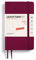 LEUCHTTURM1917 370573 Wochenkalender Pocket (A6) 2025, Softcover, Port Red, Deutsch
