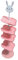 LOVIVER 4 Ebenen Kinder Schuhregal Stehschuhe Ständer Halter Schuhe Aufbewahrungsregal für Schrank Flur (ROSA, 5 Lagiges)