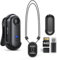 BOBLOV W4 4K Body Camera, Wearable 64GB Body Cam with 360°Rotate Clip & Magnetic Clip, 90 Minutes for Recording, Mini Camera Easy to Use for Lecture, Traveling, Pet Walking(64GB)